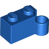Lego kostka (kostička) 1x4 s pantem, modrá (383123)